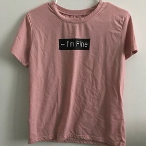 Pink T-shirt